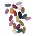 OLIVE DI FELTRO MISURE ASSORTITE MM.25-30-35  COLORI ASSORTITI